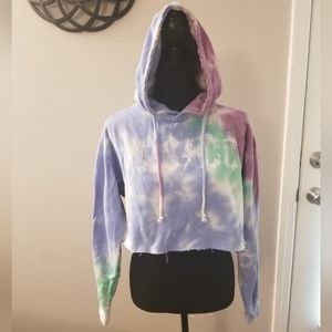 ACDC croptop hoodie